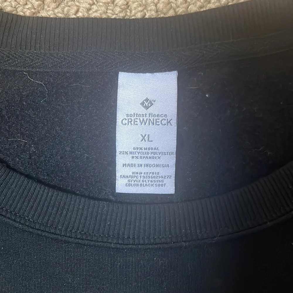 Bundle (5) sweat top/ pullover. 4 - large, 1 - XLG. Various brands - Picture 3 of 11